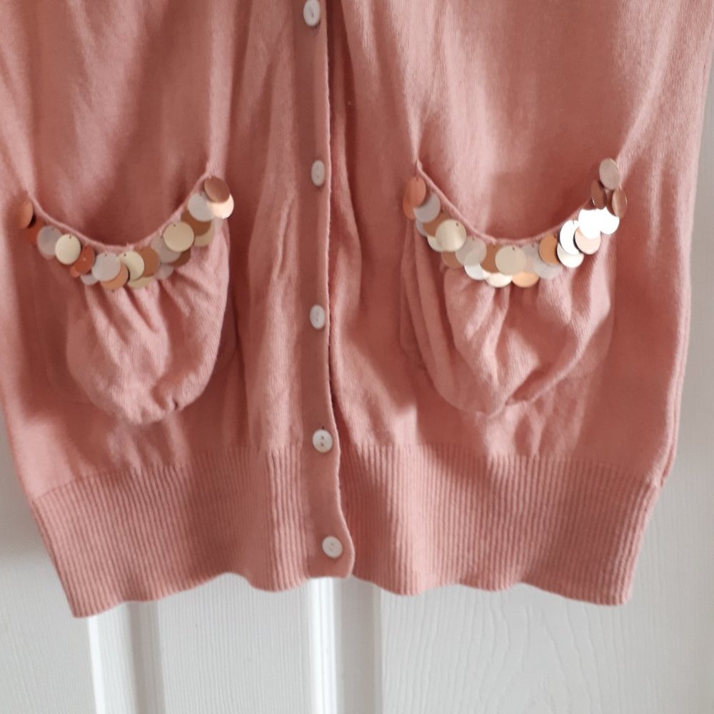 Cardigan by Silk Culture - Size M - Pale Pink - Picture 3 of 4